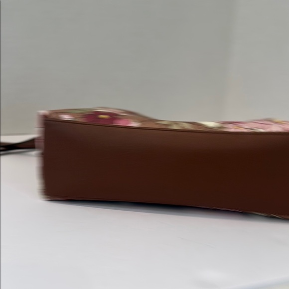 Nine West Floral Crossbody Bag - Brown and Pink - Picture 4 of 10